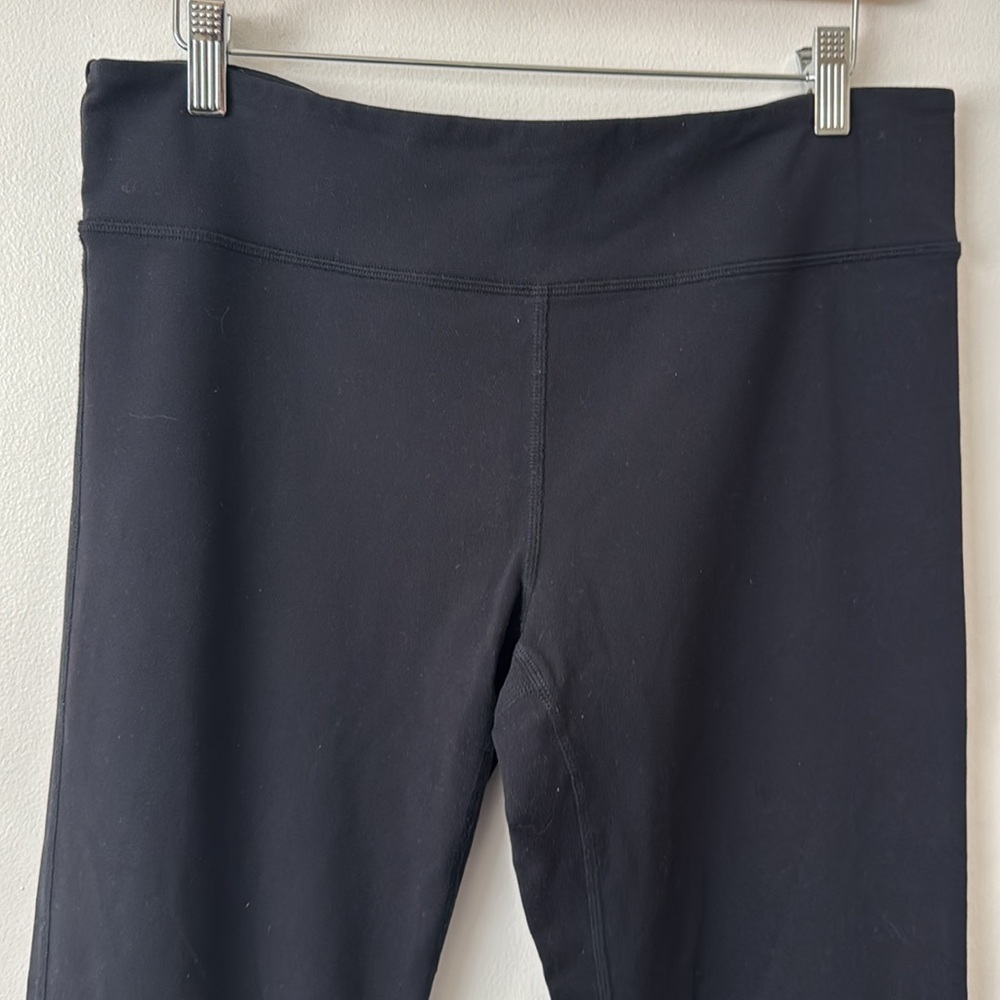 Tory Burch Sport XL Flare Black Yoga Pants - Picture 2 of 6